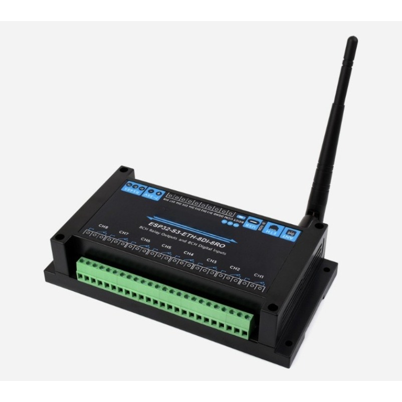 Esp32 Wifi Bluetooth - ESP32‑S3 Przemysłowy 8-kanałowy moduł przekaźnikowy z