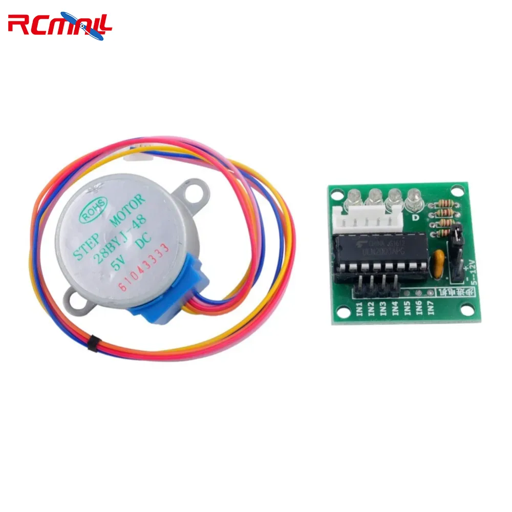 Stepper Motor 28Byj - Zestaw silnika krokowego 28BYJ-48, 4-fazowy, z