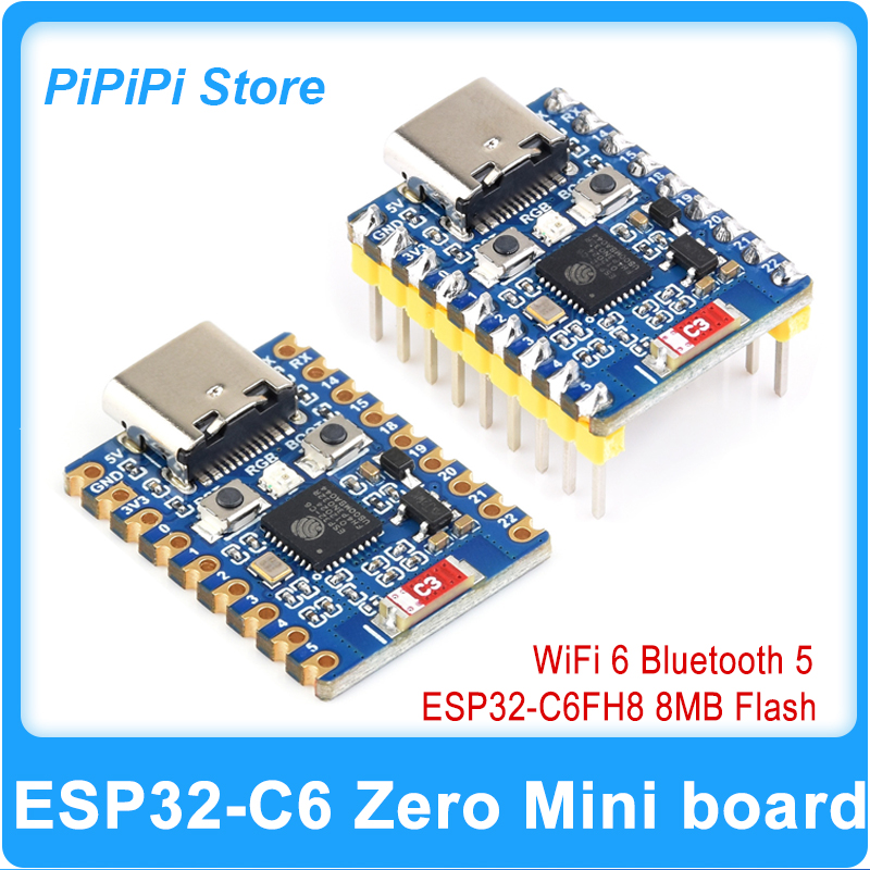 Esp32 Wifi Bluetooth - Płytka rozwojowa ESP32-C6 Zero Super Mini