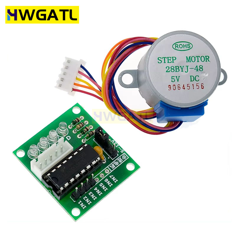 Stepper Motor 28Byj - HWGATL 5V 4-fazowy 28BYJ-48 DC Gear