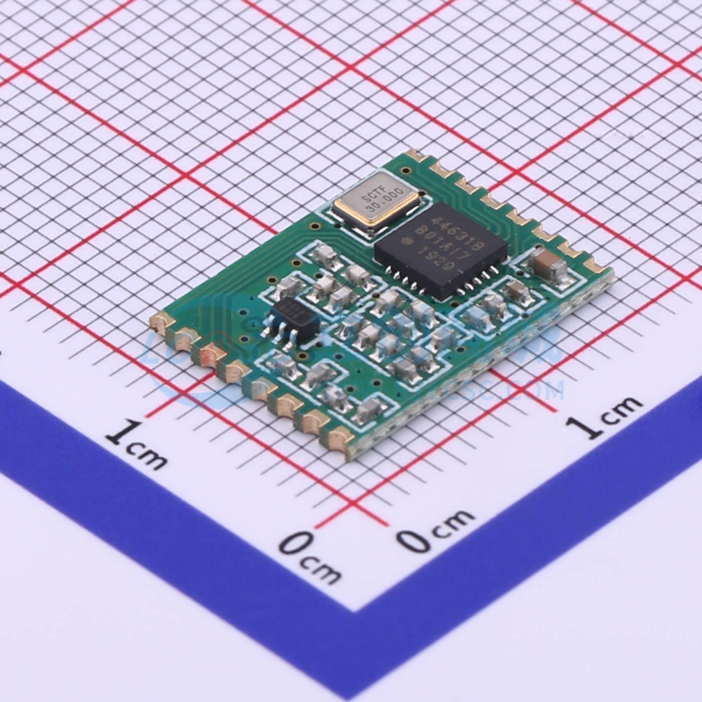 Rf 433Mhz Module - 4 szt. SI4463S4S-V1-B1B SMD 16x12mm 433MHz