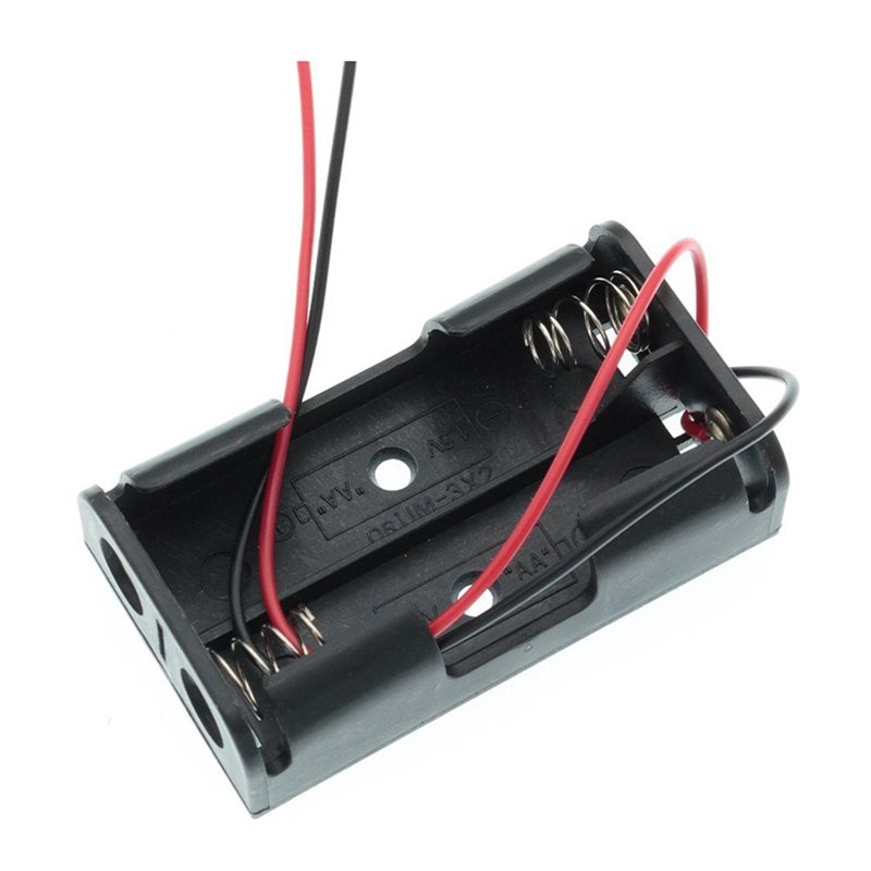 Diy Electronics Holder - AAAEL-100 szt. Obudowa na baterie 2AA
