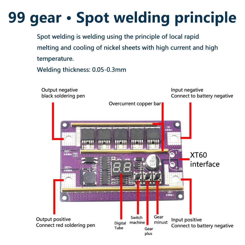 Zestawy do samodzielnego monta – Diy Electronics Spot Welder recenzja i cena