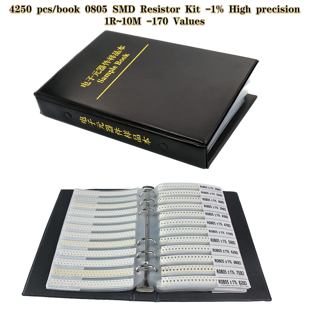 Zestaw Rezystorów SMD 0805, 42 – Diy Electronics Book recenzja i cena