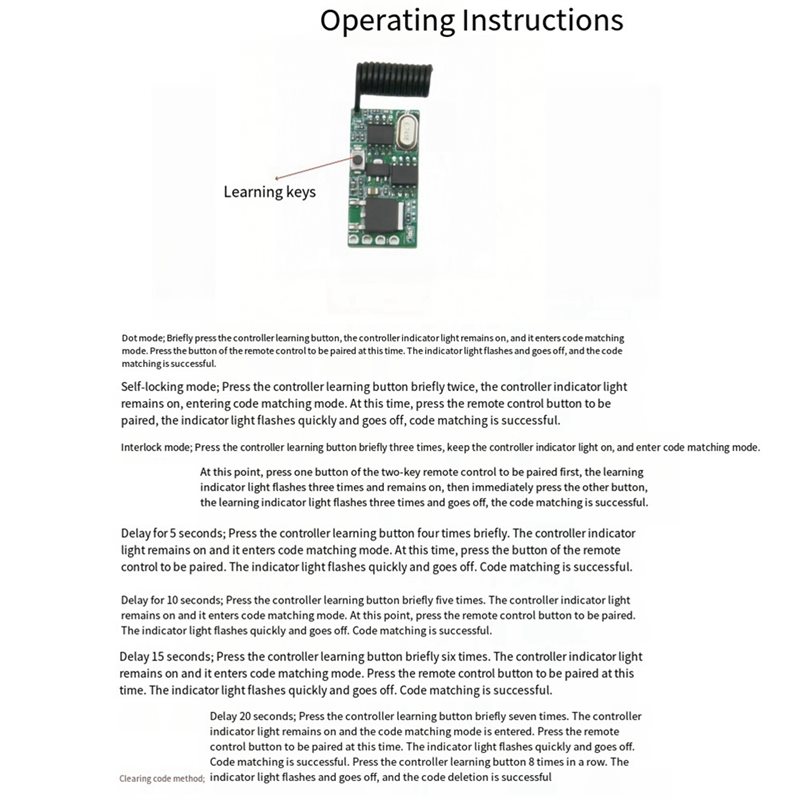 B04B - Kontroler przełącznika  – Rf 433Mhz Module recenzja i cena