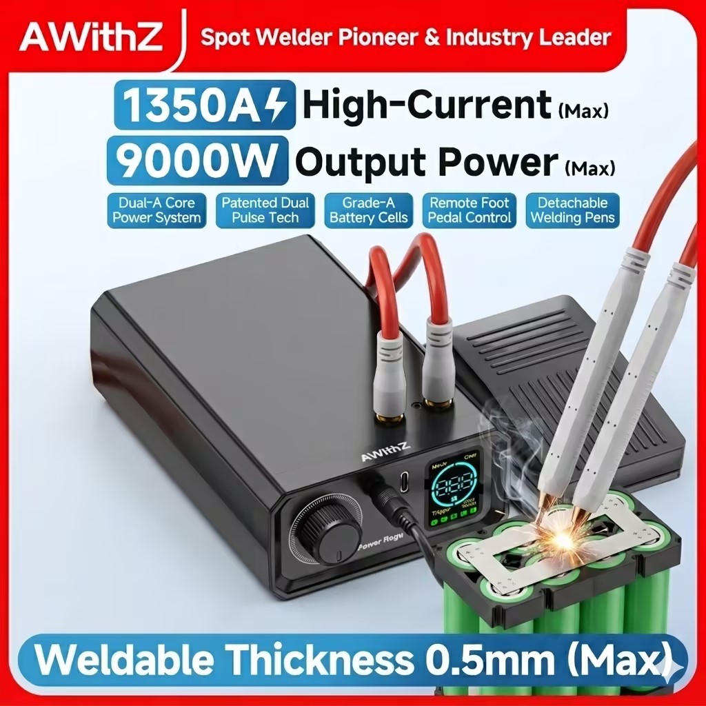Awithz 9000W Zgrzewarka punkto – Diy Electronics Spot Welder recenzja i cena