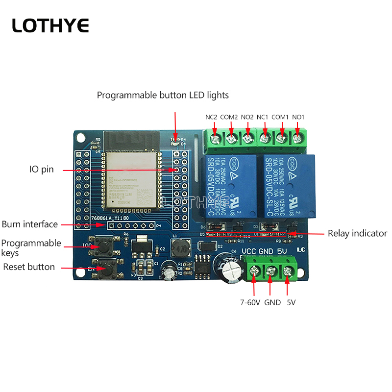 Moduł przekaźnika ESP32 z podw – Esp32 Wifi Bluetooth recenzja i cena
