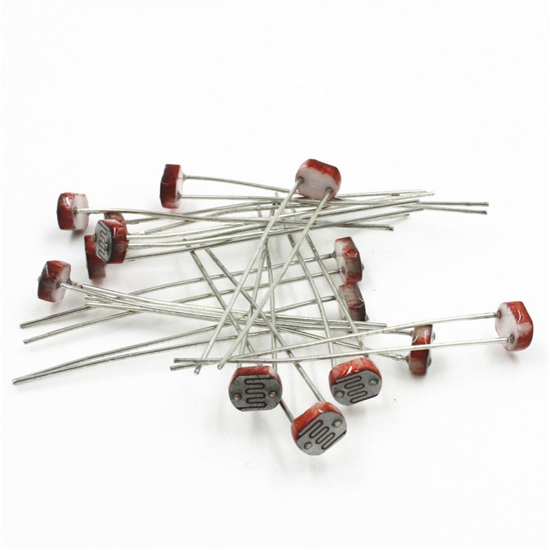 30 SZTUK 5mm Fotoresistor LDR  – Arduino Diy Electronics recenzja i cena