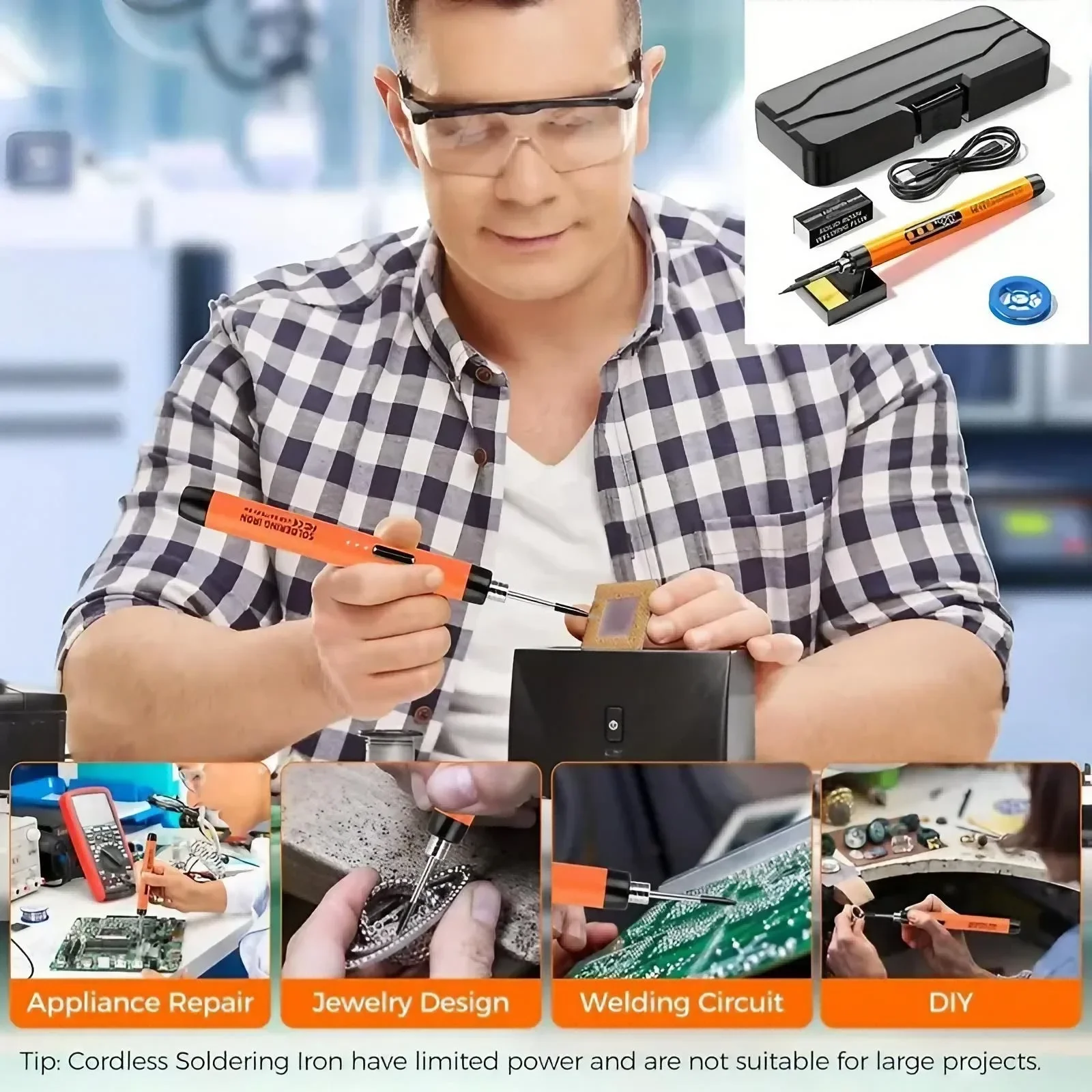 Precyzyjna, ładowalna mini lut – Diy Electronics Lab recenzja i cena