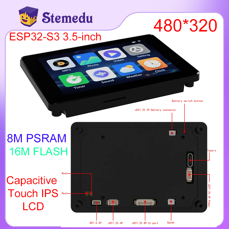 Mini ESP32-S3 3.5 calowy pojem – Arduino Diy Electronics recenzja i cena