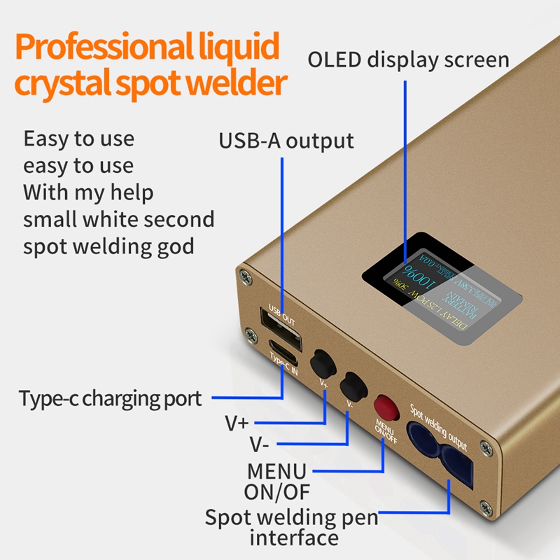 10600mah DX10 Ręczna zgrzewark – Diy Electronics Spot Welder recenzja i cena