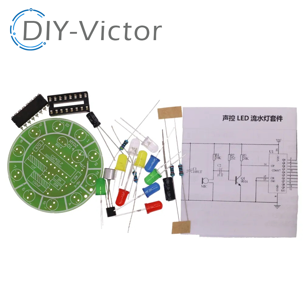 CD4017 kolorowe sterowanie gło – Diy Electronics Lab recenzja i cena