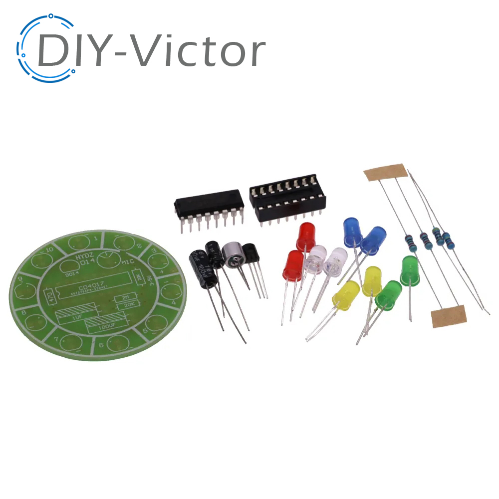 CD4017 kolorowe sterowanie gło – Diy Electronics Lab recenzja i cena