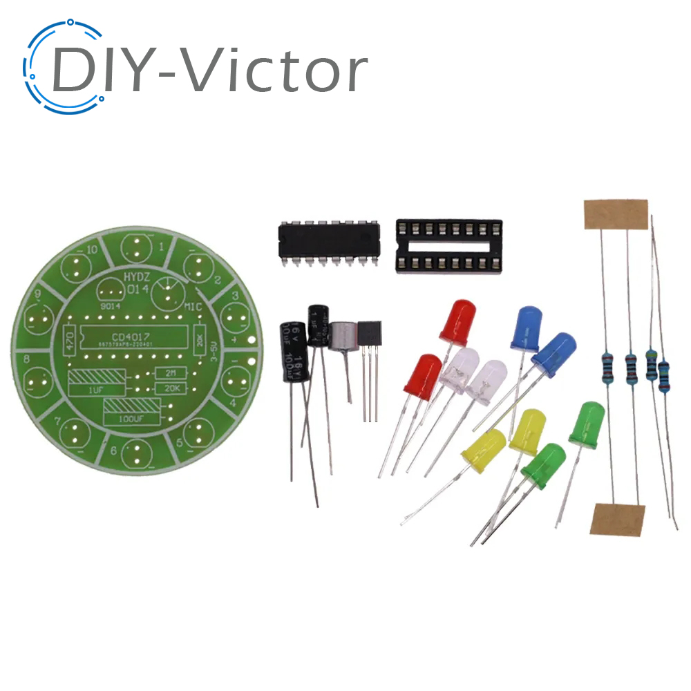 CD4017 kolorowe sterowanie gło – Diy Electronics Lab recenzja i cena