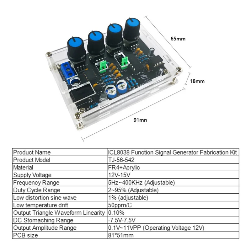 DIY ICL8038 wielofunkcyjny nis – Diy Electronics Kits For Kids recenzja i cena