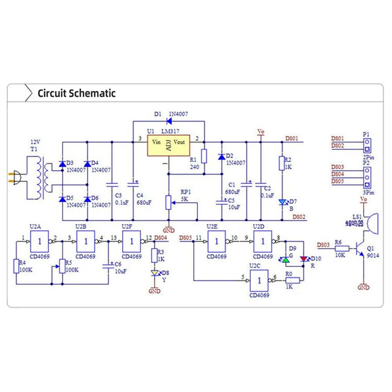 Zestaw DIY regulatora napięcia – Lm317 Voltage Regulator recenzja i cena