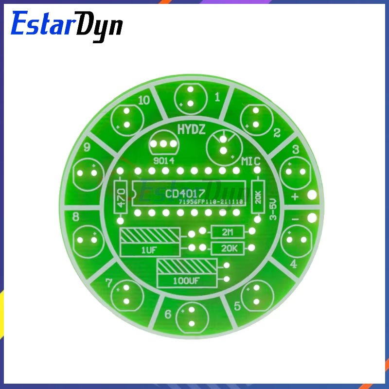 Estardyn CD4017 kolorowe stero – Diy Electronics Lab recenzja i cena