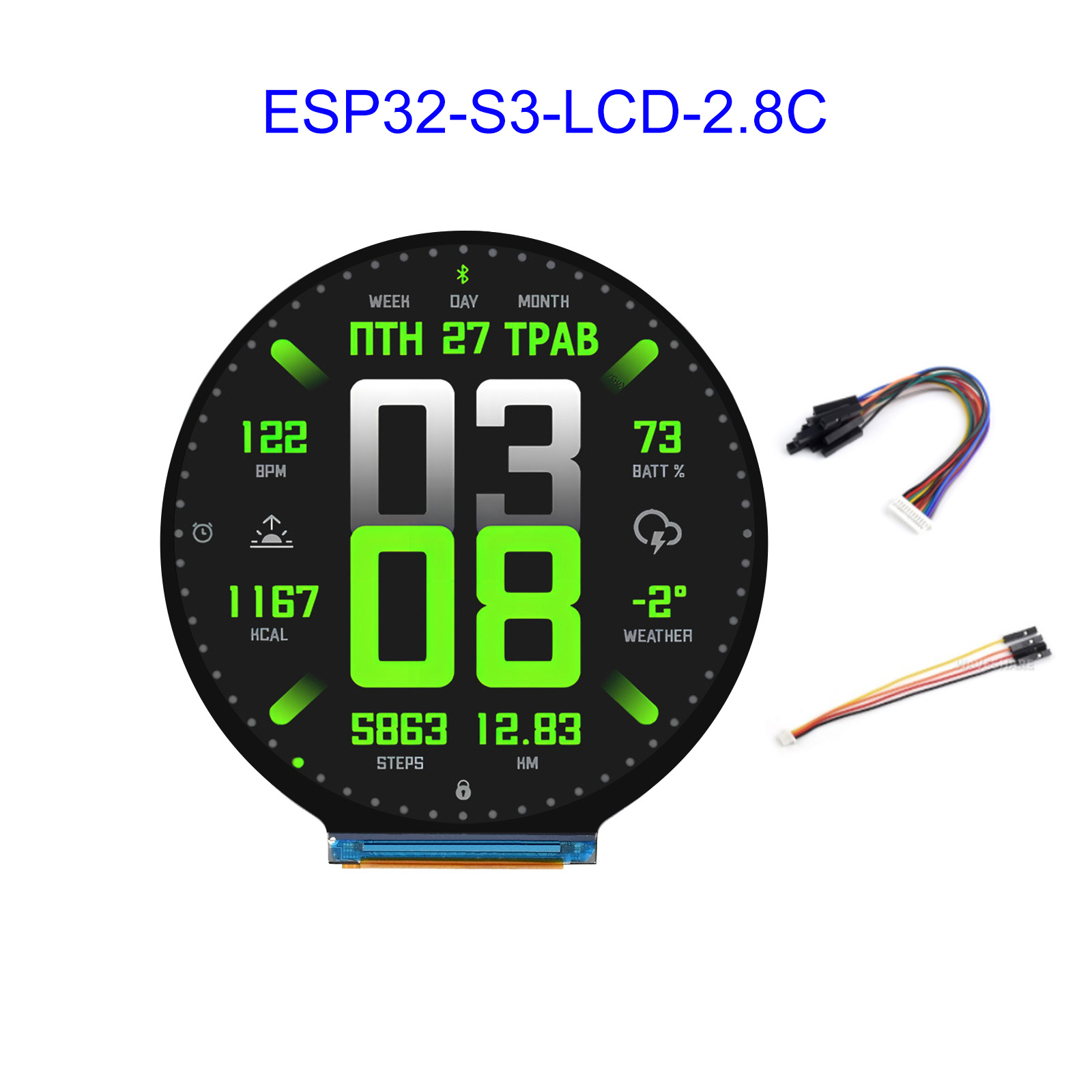 ESP32 ESP32-S3 2,8-calowa okrą – Esp32 Wifi Bluetooth recenzja i cena